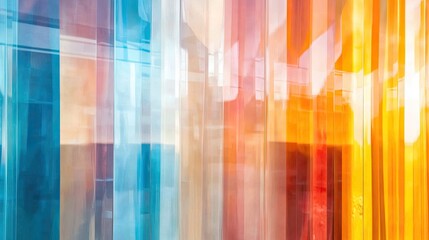 Abstract Colorful Vertical Stripes Background