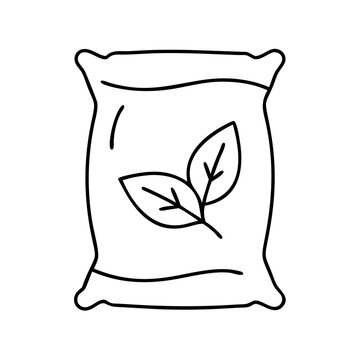recommend clip art: mulch bag icon, mulch bag vector illustration-simple illustration of mulch bag, perfect for mulch bag logos and icons