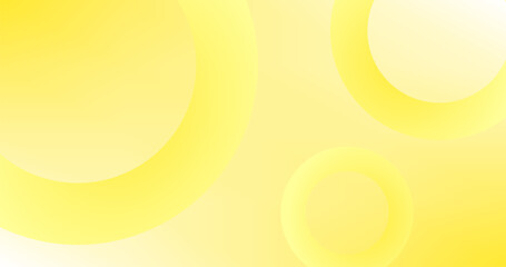 Yellow Gradient Abstract background with Gradient circles. Vector Illustration