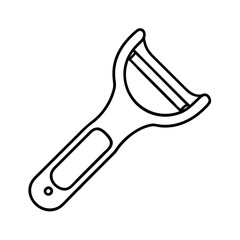 peeler icon, peeler vector illustration-simple illustration of peeler, perfect for peeler logos and icons