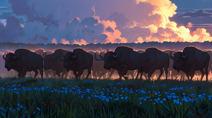 All Animals: Lion, Tiger, Elephant, Horse, Cow, Buffalo, Goat, Sheep, Pig, Dog, Cat, Deer, Rabbit