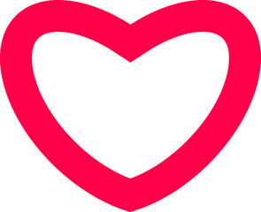 Heart icon, love symbol
