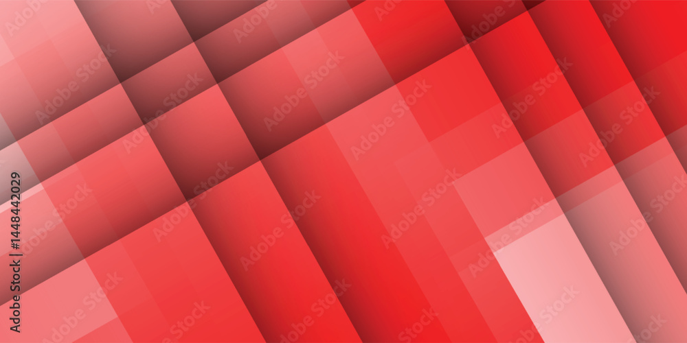 Poster abstract red gradient background with geometric lines vector illustration eps10
