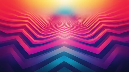 Abstract Colorful Zigzag: This abstract background with its vivid pink, red, and blue zigzag patterns creates a sense of depth and movement. The image is a vibrant explosion of colors and shapes.