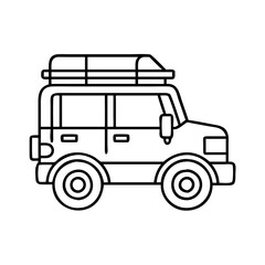 safari vehicle roof hatch icon, safari vehicle roof hatch vector illustration-simple illustration of safari vehicle roof hatch, perfect for safari vehicle roof hatch logos and icons