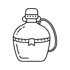 safari water canteen icon, safari water canteen vector illustration-simple illustration of safari water canteen, perfect for safari water canteen logos and icons