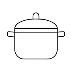 saucepan icon, saucepan vector illustration-simple illustration of saucepan, perfect for saucepan logos and icons