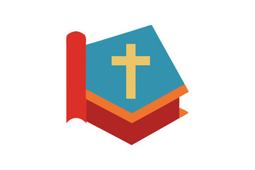 Christian Holy Bible Illustration Depicting Faith Religion and Spiritual Teachings