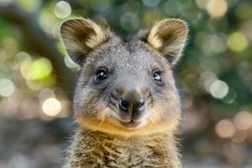 Obraz premium smile Quokka Setonix brachyurus small macropod size