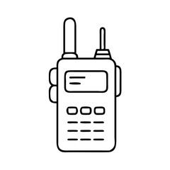 walkie talkie icon, walkie talkie vector illustration-simple illustration of walkie talkie, perfect for walkie talkie logos and icons
