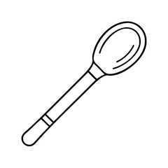 wooden spoon icon, wooden spoon vector illustration-simple illustration of wooden spoon, perfect for wooden spoon logos and icons
