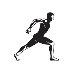 running man silhouette