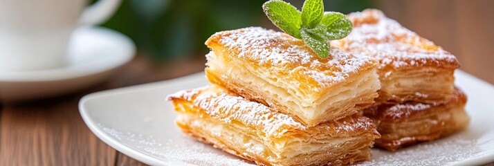 photo of delicious bougatsa 