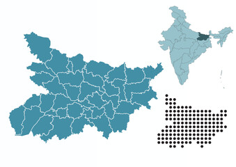 Set maps of Bihar state