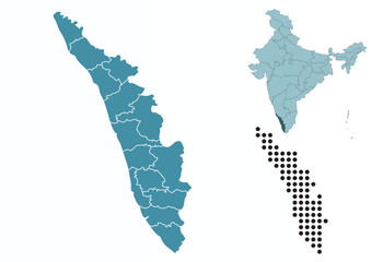 Set maps of Kerala state