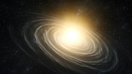 Majestic Spiral Galaxy: A Celestial Tapestry of Light and Stardust