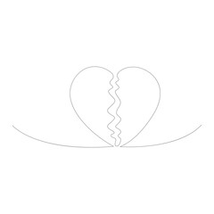 one line hearts vector collection love hearts illustration one line vector valentine day