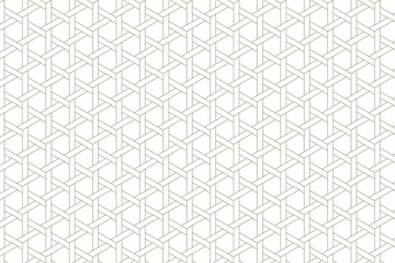 Seamless Geometric Woven Pattern With An Interlocking Grid Design. Features Light Olive Green Lines On A White Background, Perfect For Backgrounds, Abstract, Inspiration, And Minimal Design Projects.