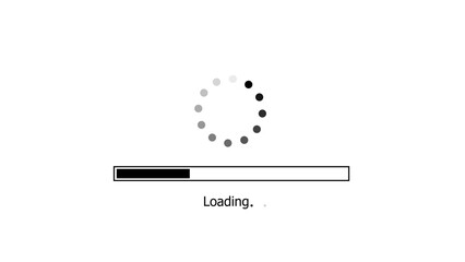 circle loading icon .Wheel loading concept icon. Icon of circle progress bar spinning. loading circle upload or download icon