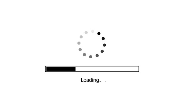 circle loading icon .Wheel loading concept icon. Icon of circle progress bar spinning. loading circle upload or download icon
