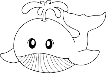 whale outline
