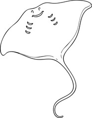 stingray outline