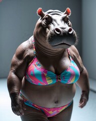 Animal fashion show