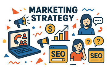 Web Header Hero Image Banner for Marketing Strategy incorporating inbound lead generation, chat, and seo ideas