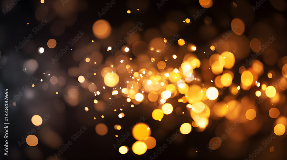 Aufkleber dynamic bokeh light effects for innovative business concepts studio setting abstract design