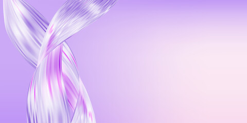 Abstract  holographic wave.Flow iridescent fluid.Dynamic spectrum ribbon.