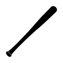 Baseball Bat Silhouette vector illustration