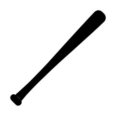 Baseball Bat Silhouette vector illustration