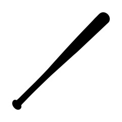 Baseball Bat Silhouette vector illustration