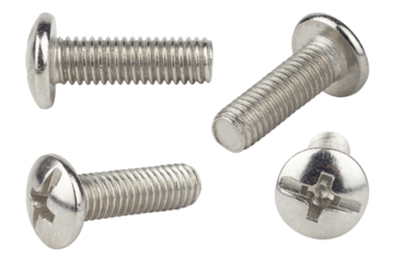 set of bolt, metal bolt isolated from background	