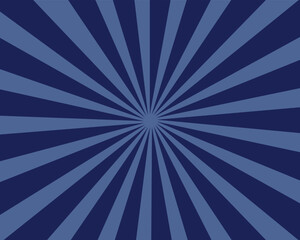Abstract Dark Blue Rays Background Radiant Light Burst Vector Design