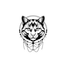 vector illustration of a cat