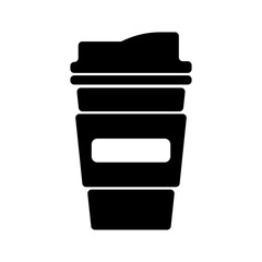 Coffee clip art design on plain white transparent isolated background for card, shirt, hoodie, sweatshirt, apparel, card, tag, mug, icon, poster or badge