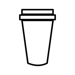 Coffee clip art design on plain white transparent isolated background for card, shirt, hoodie, sweatshirt, apparel, card, tag, mug, icon, poster or badge