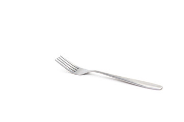 fork on white background
