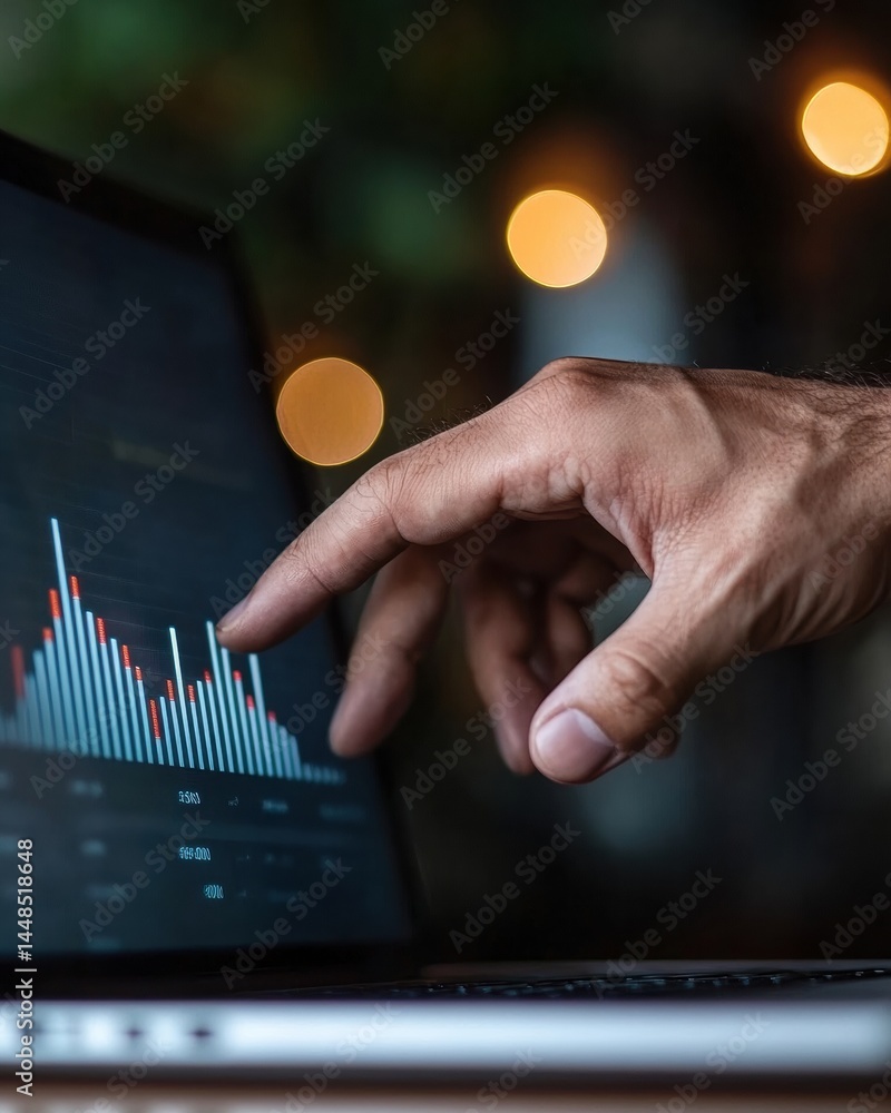 Aufkleber AI-Powered Financial Analytics Dynamic Data Visualization for Next-Gen Business Intelligence, Empowering Entrepreneurial Decision-Making in Digital Transformation Era
