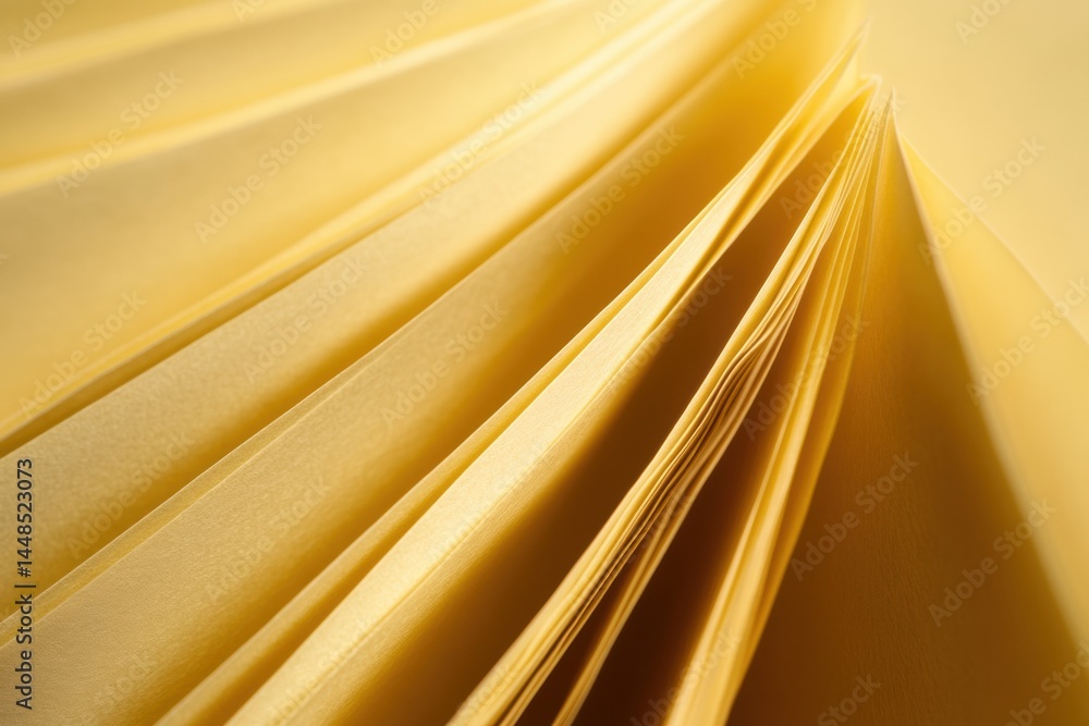 Leinwandbilder Minimalist Golden Paper Texture Soft Architectural Fold Abstraction Capturing Elegant Material Design for Digital Creative Industries and Premium Content Production