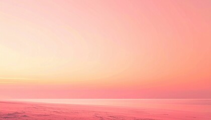Serene sunset over tranquil ocean coastal landscape nature photography peaceful atmosphere wide angle view relaxation concept