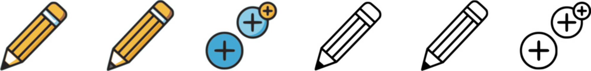 Fototapeta premium Edit icon vector isolated on white background. Pencil icon. sign up Icon vector. edit text 2