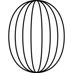 Flat Design Watermelon Slice for Summer Fruits Illustration