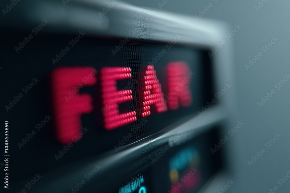 Poster disruptive finance ux digital volatility insights - emotional design visualizing market anxiety in n