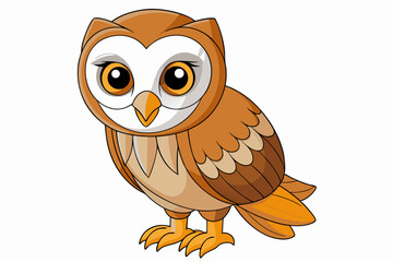 Cute Bird Vector Line Art Illustration – Clipart, Logo Icon, Black and White Bird Drawing