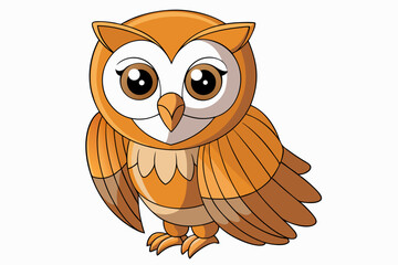 Cute Bird Vector Line Art Illustration – Clipart, Logo Icon, Black and White Bird Drawing
