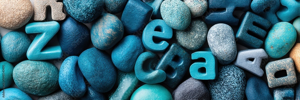 Poster Neurodivergent Design Trends Textural Typography Exploration - AI-Driven Language Processing Visualization for Creative Communication and Cognitive Diversity Insights