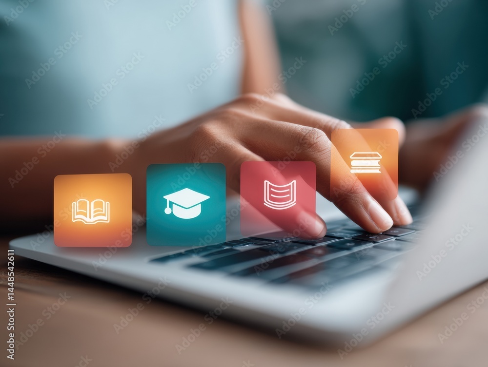Poster Immersive Digital Learning Next-Gen Remote Education Interface with Interactive Knowledge Platform for Millennial Professionals Embracing Skill-Based Online Development