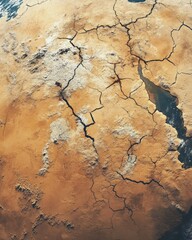 Fototapeta premium Earth Observed from Space: Heavy Monsoon Clouds over South Asia